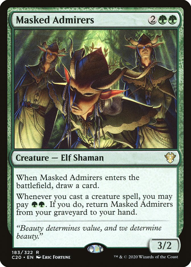 Masked Admirers (183) [Commander 2020]