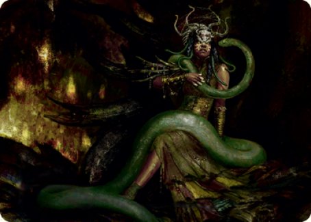 Saryth, the Viper's Fang Art Card (53) [Art Series: Innistrad: Midnight Hunt]