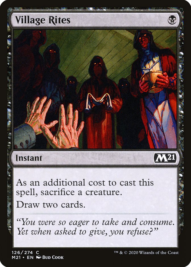 Village Rites (126) [Core Set 2021]