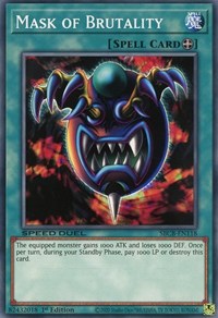 Mask of Brutality (SBCB-EN118) [Speed Duel: Battle City Box]