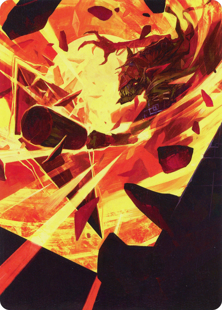 Zada, Hedron Grinder Art Card (75) [Art Series: March of the Machine]