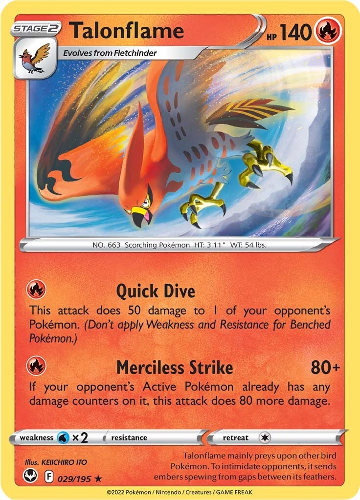 Talonflame (029/195) [SWSH12: Silver Tempest]