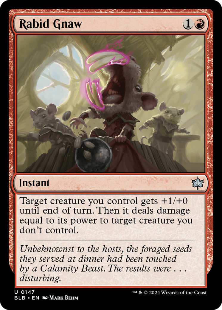 Rabid Gnaw (147) [Bloomburrow]