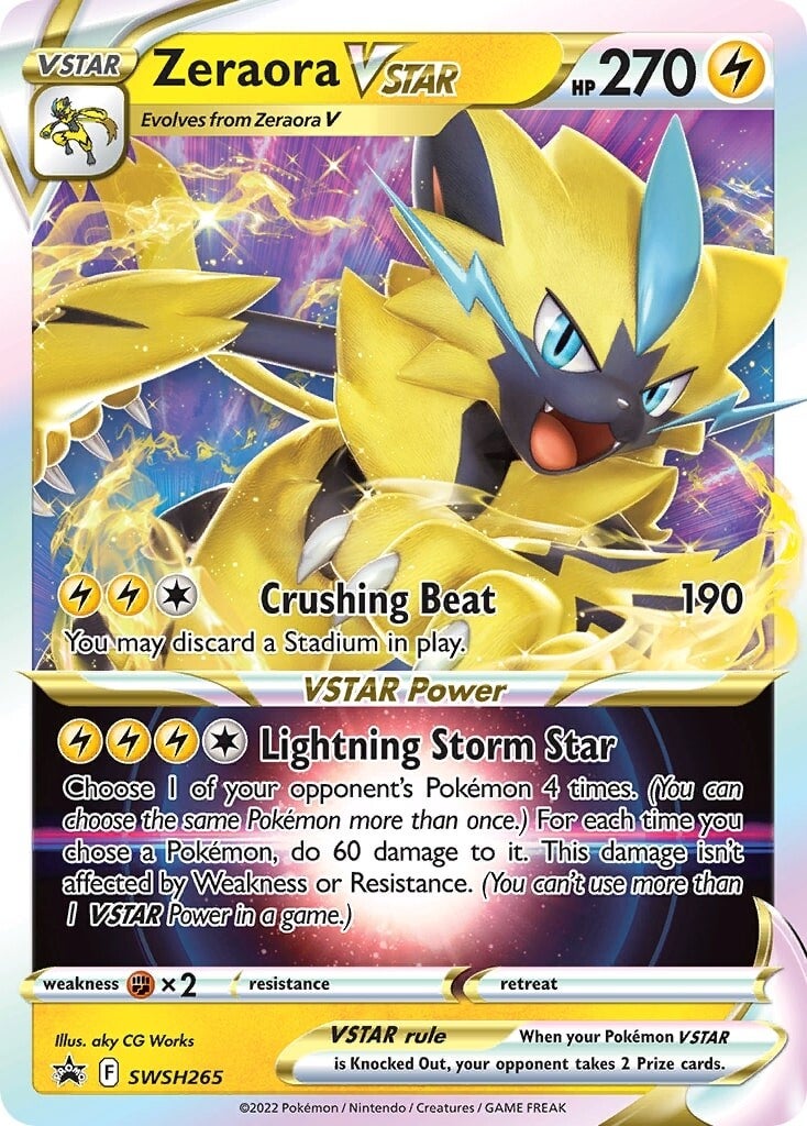 Zeraora VSTAR - SWSH265 (SWSH265) [Jumbo Cards]
