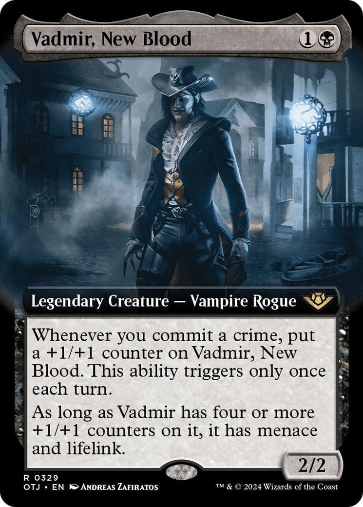 Vadmir, New Blood (Extended Art) (329) [Outlaws of Thunder Junction]