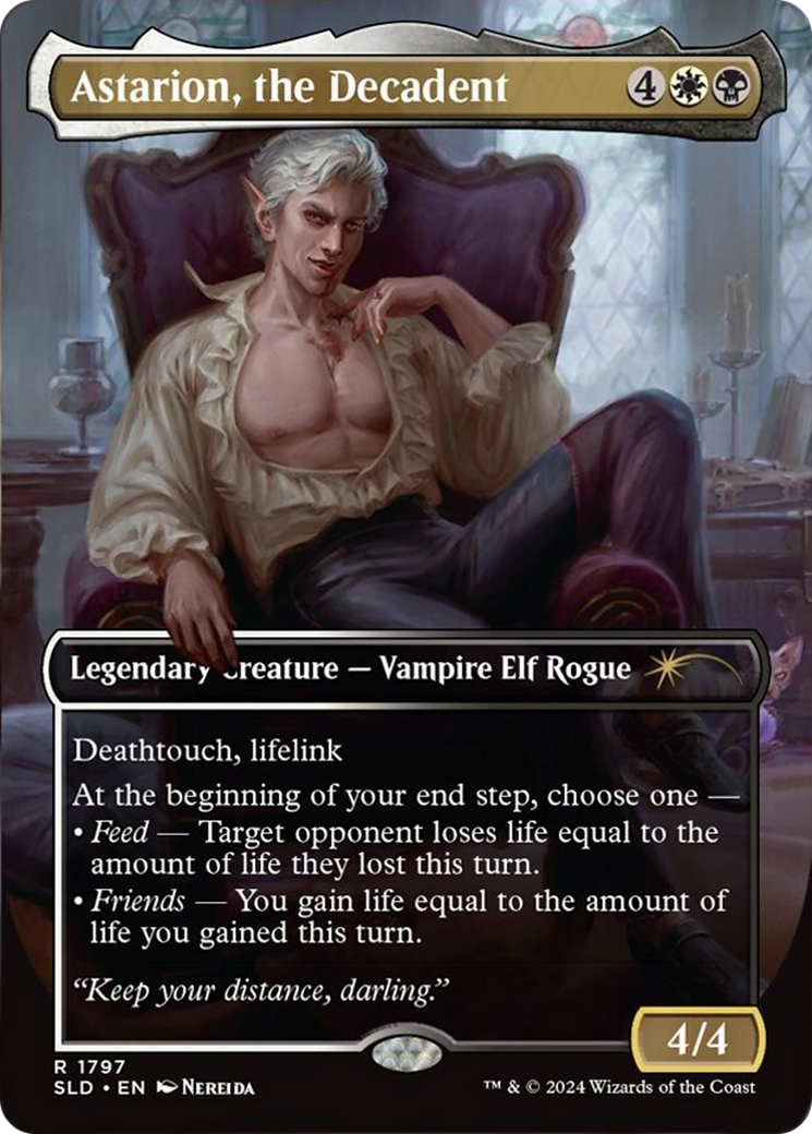 Astarion, the Decadent (Rainbow Foil) (1797) [Secret Lair Drop Series]