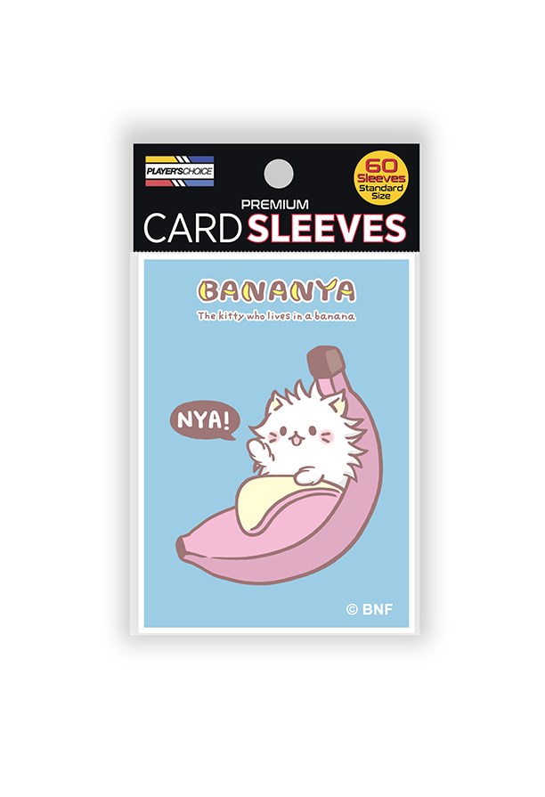 Officially Licensed Bananya Sleeves - Long Hair Bananya (Blue)