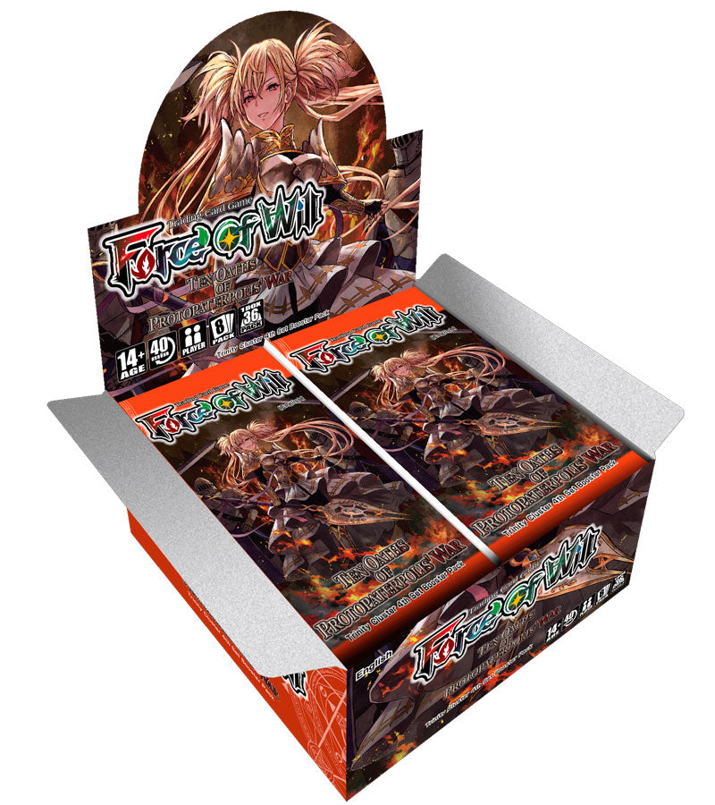 Force Of Will CCG: Trinity Cluster 04: Ten Oaths of Protopaterpolis' War Booster Box