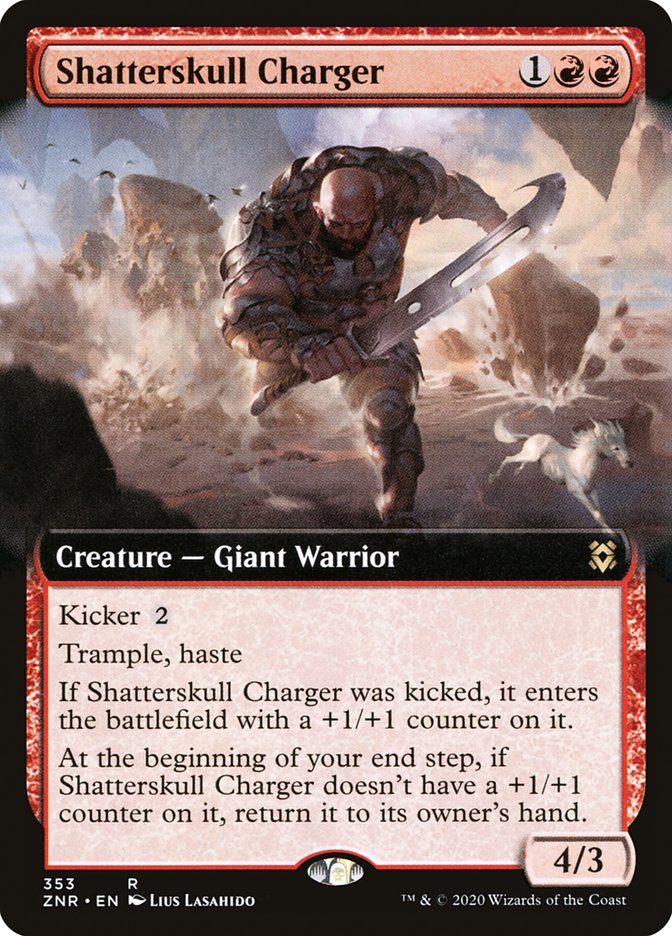 Shatterskull Charger (Extended Art) (353) [Zendikar Rising]