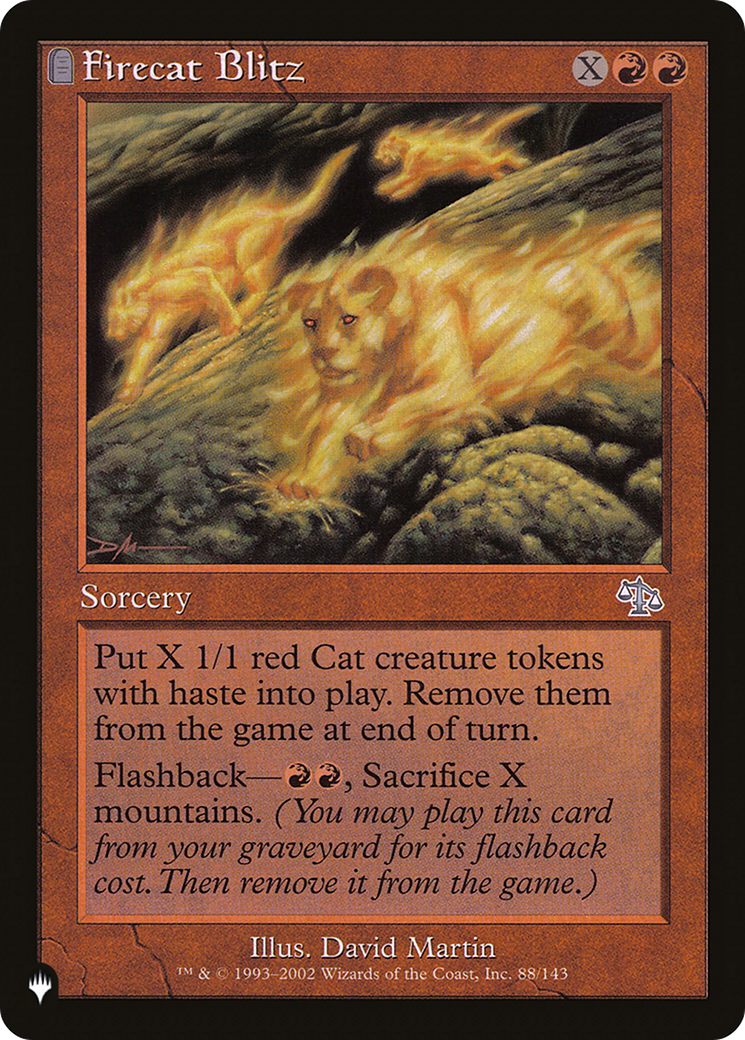 Firecat Blitz (88/143) [The List Reprints]