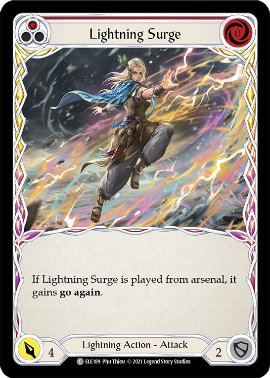 Lightning Surge (Red) (ELE189) [Tales of Aria]