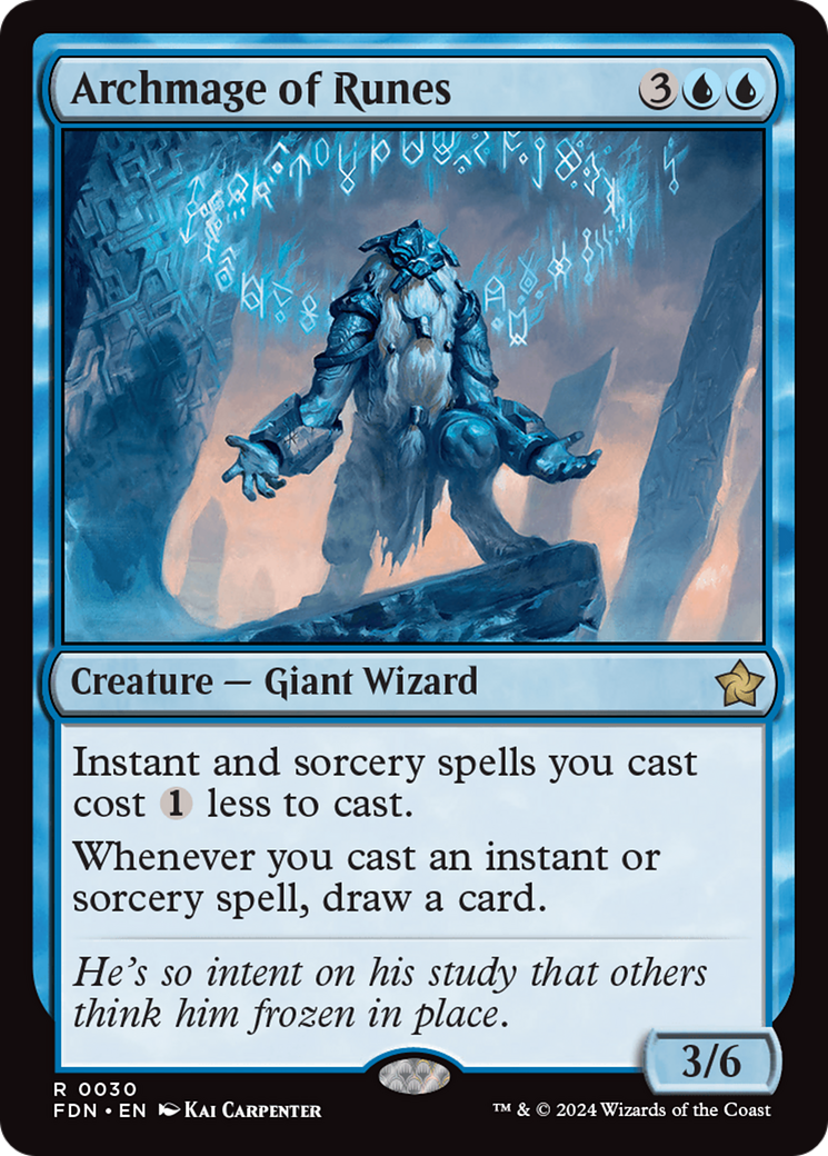 Archmage of Runes (30) [Foundations]