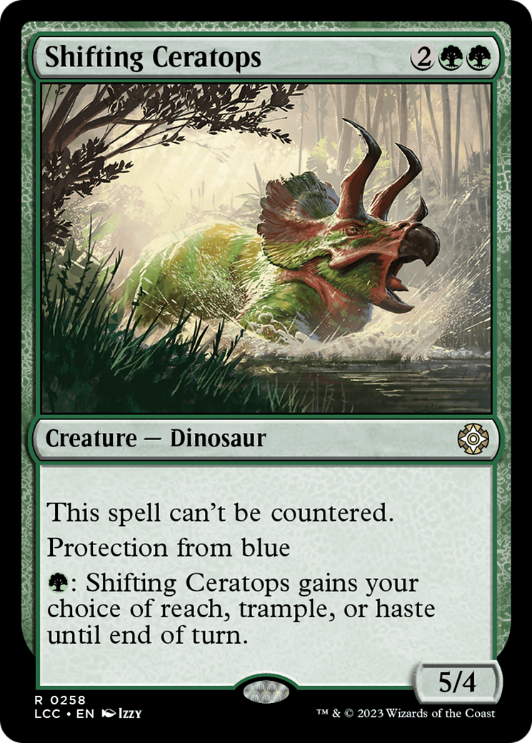 Shifting Ceratops (258) [Commander: The Lost Caverns of Ixalan]