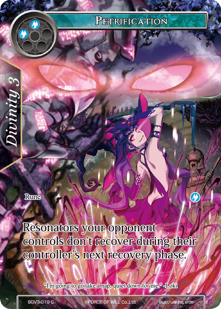 Petrification (SDV3-019) [Valhalla Cluster Starter Deck]