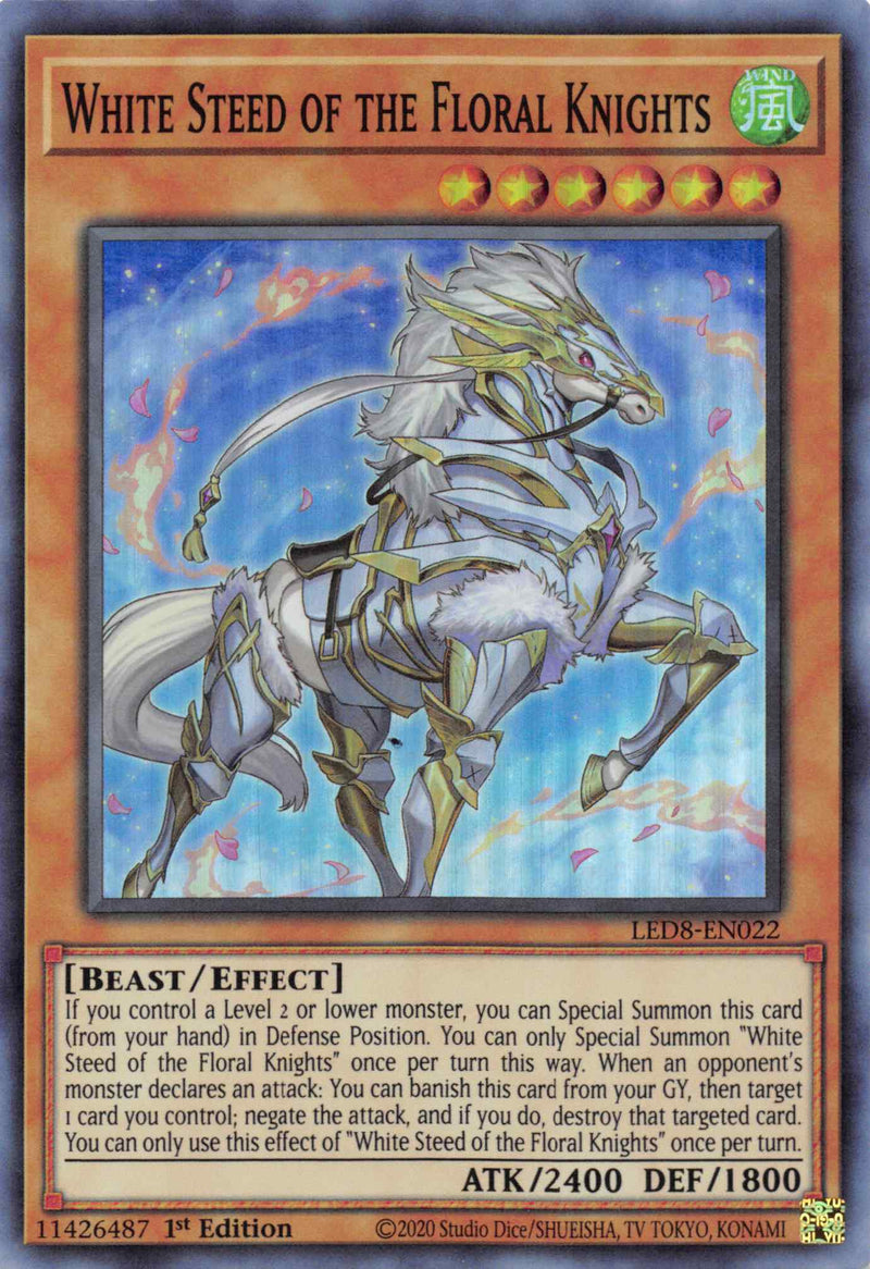 White Steed of the Floral Knights (LED8-EN022) [Legendary Duelists: Synchro Storm]