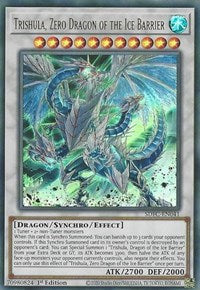 Trishula, Zero Dragon of the Ice Barrier (SDFC-EN041) [Structure Deck: Freezing Chains]