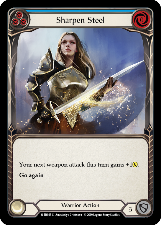 Sharpen Steel (Blue) (WTR143) [Welcome to Rathe]