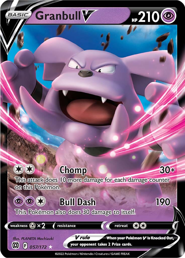 Granbull V (057/172) [SWSH09: Brilliant Stars]