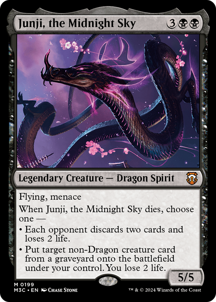 Junji, the Midnight Sky (Ripple Foil) (199) [Commander: Modern Horizons 3]
