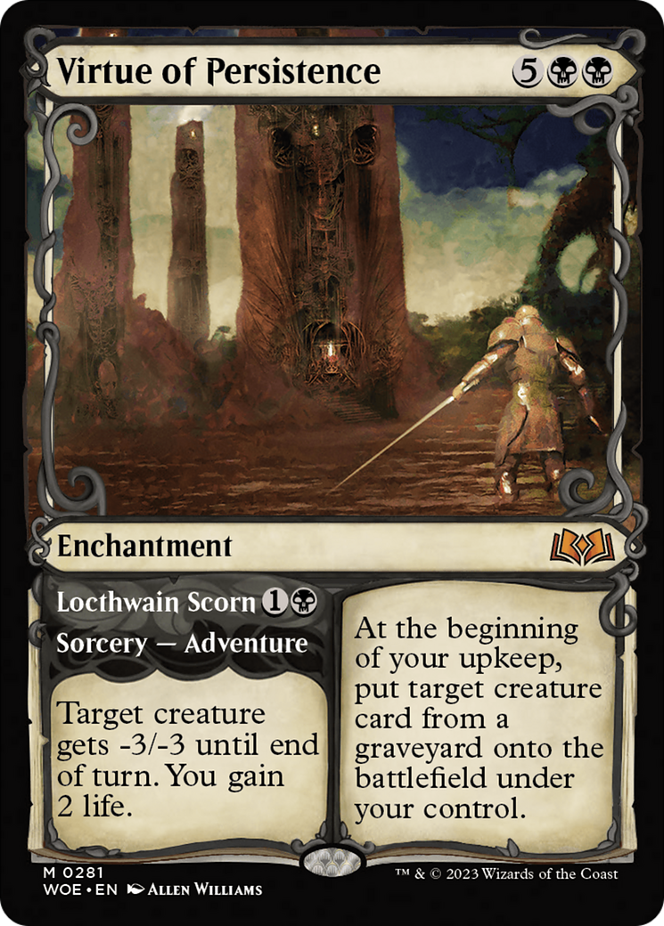 Virtue of Persistence (Showcase) (281) [Wilds of Eldraine]