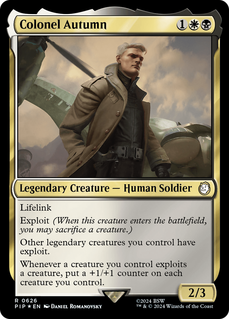 Colonel Autumn (Surge Foil) (626) [Universes Beyond: Fallout]