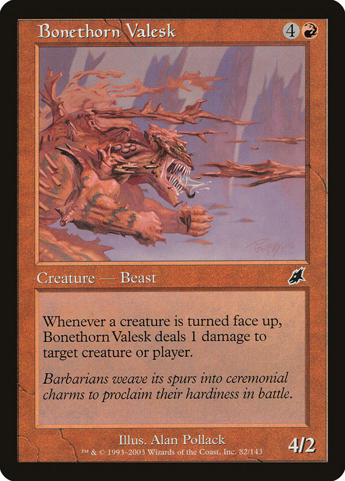 Bonethorn Valesk (82) [Scourge]