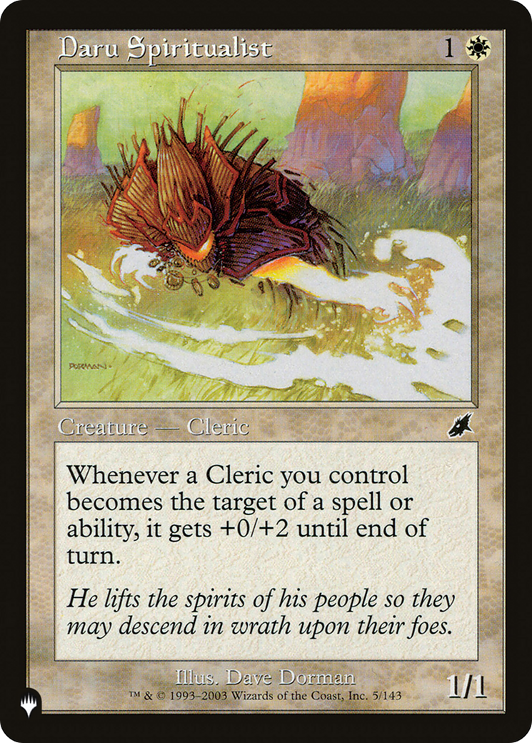 Daru Spiritualist (5/143) [The List Reprints]
