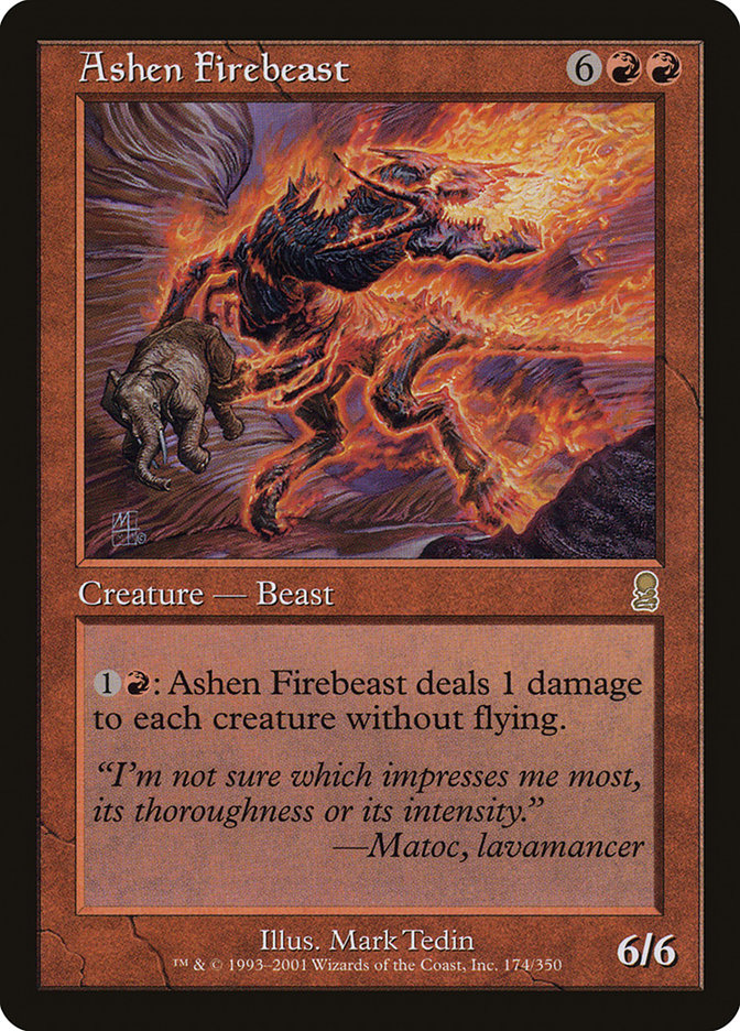 Ashen Firebeast (174) [Odyssey]