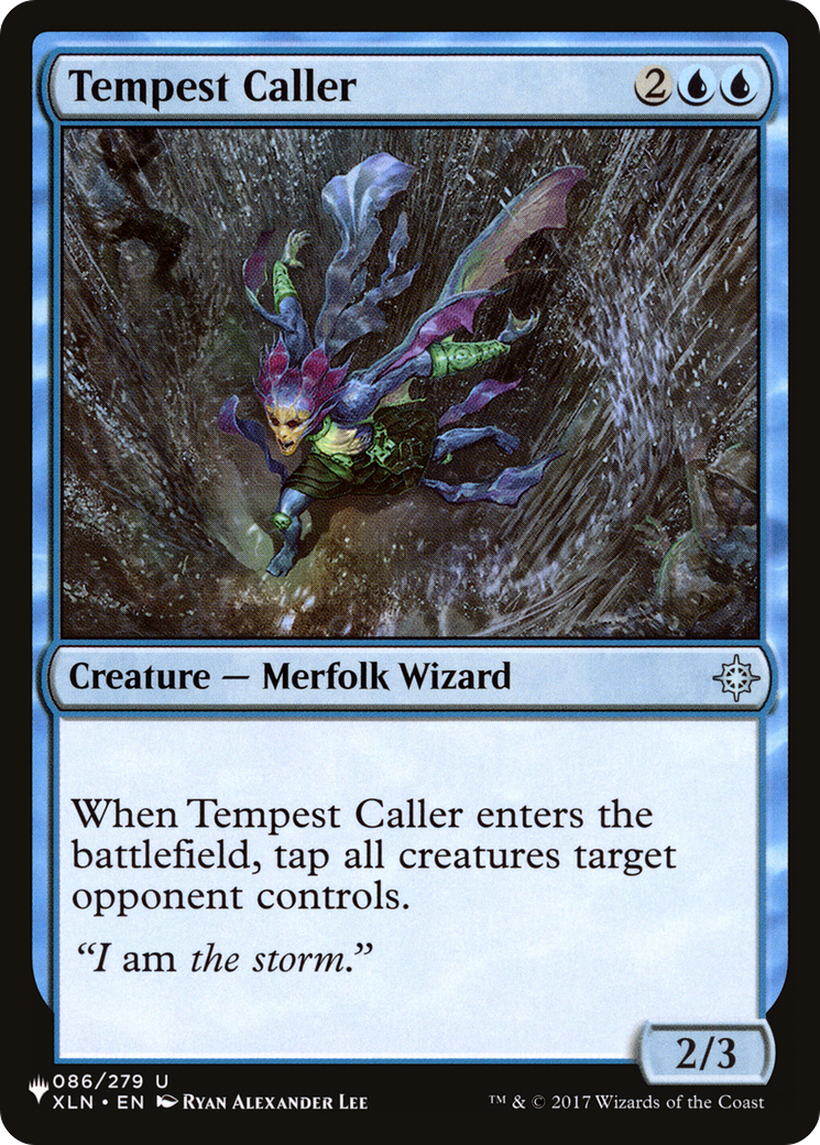 Tempest Caller (086/279) [The List Reprints]