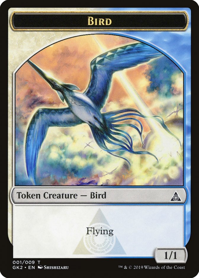 Bird // Sphinx Double-Sided Token (1 // 9) [Ravnica Allegiance: Guild Kits]