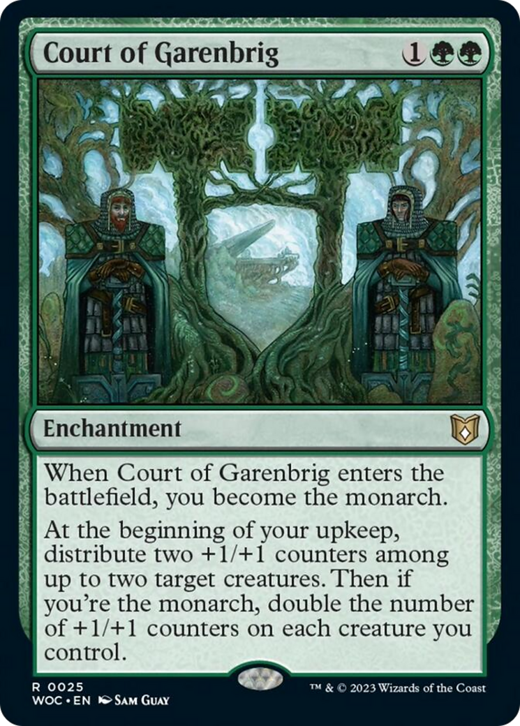 Court of Garenbrig (25) [Commander: Wilds of Eldraine]