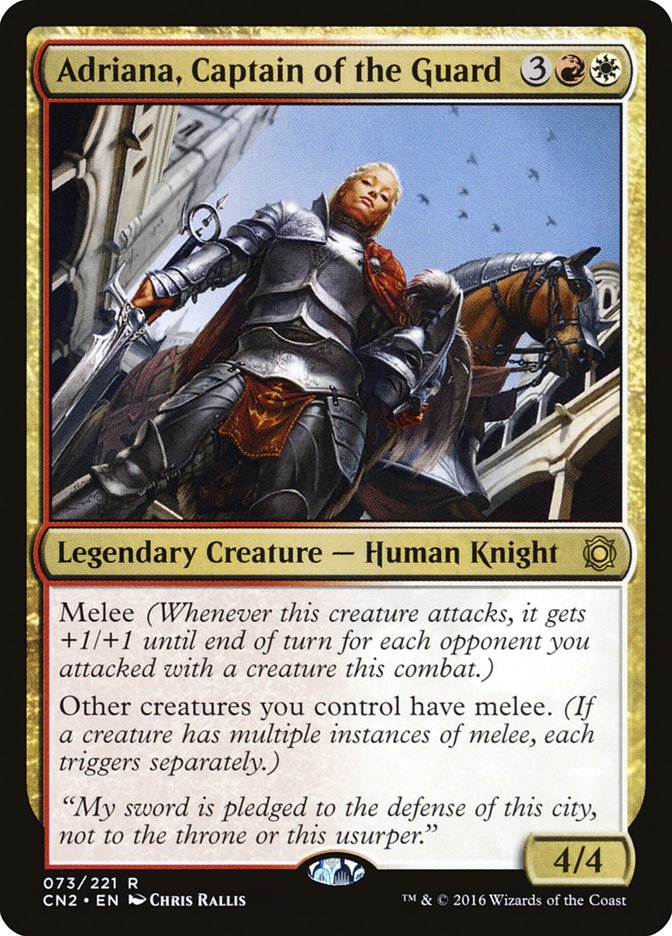 Adriana, Captain of the Guard (73) [Conspiracy: Take the Crown]