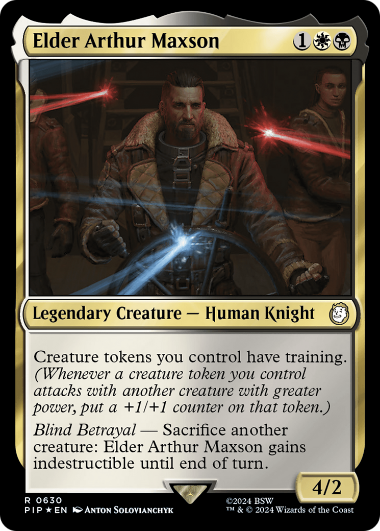 Elder Arthur Maxson (Surge Foil) (630) [Universes Beyond: Fallout]