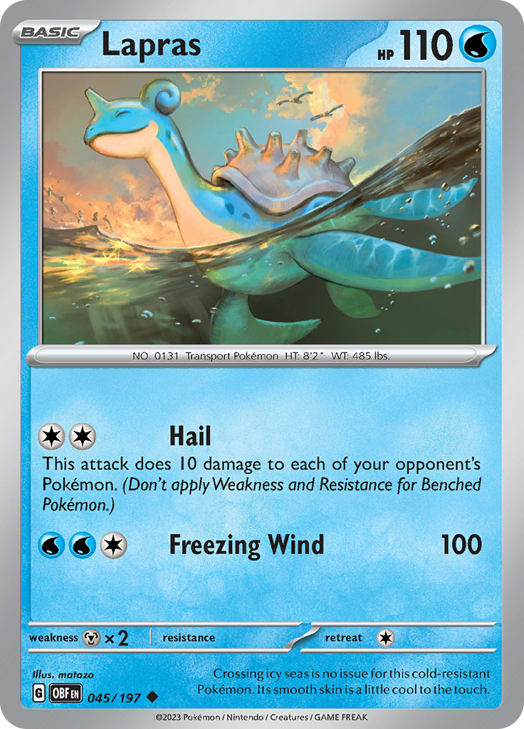 Lapras (045/197) [SV03: Obsidian Flames]