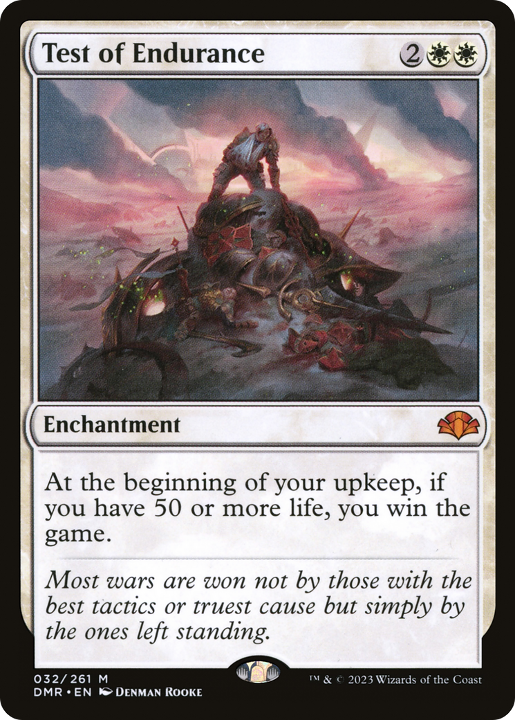 Test of Endurance (32) [Dominaria Remastered]
