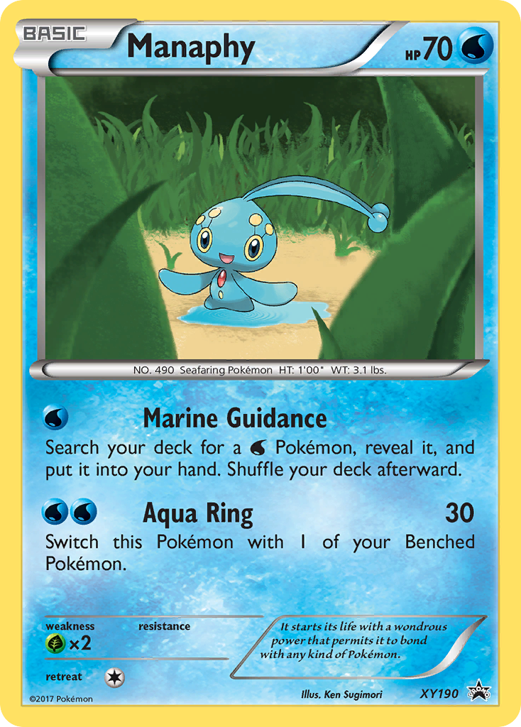Manaphy - XY190 (XY190) [XY Promos]