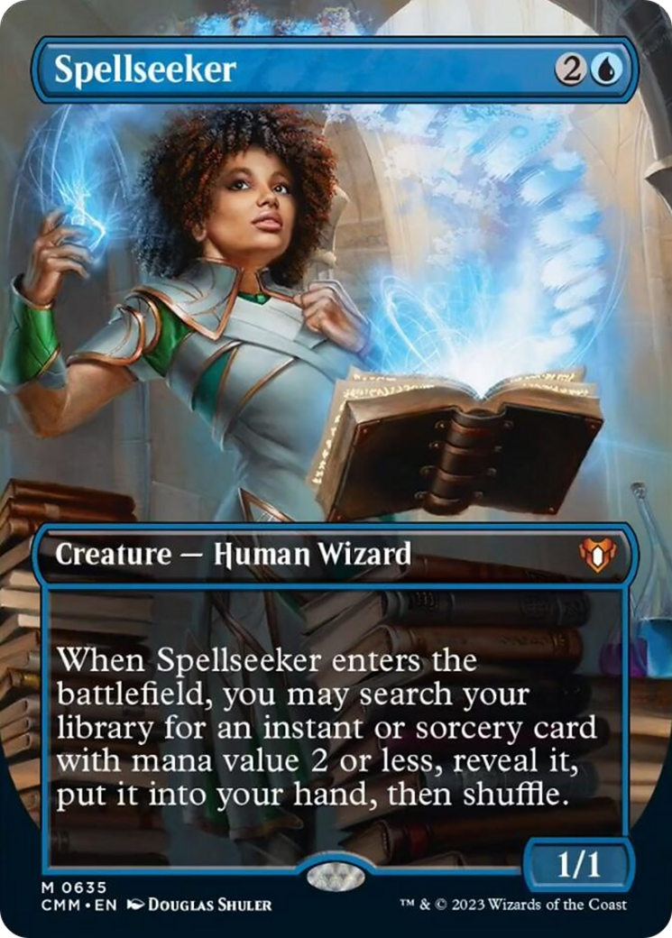 Spellseeker (Borderless) (635) [Commander Masters]