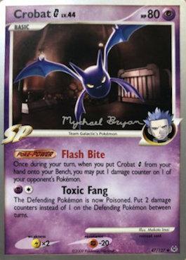 Crobat G - 2010 (Mychael Bryan) (47/127) [World Championship Decks]