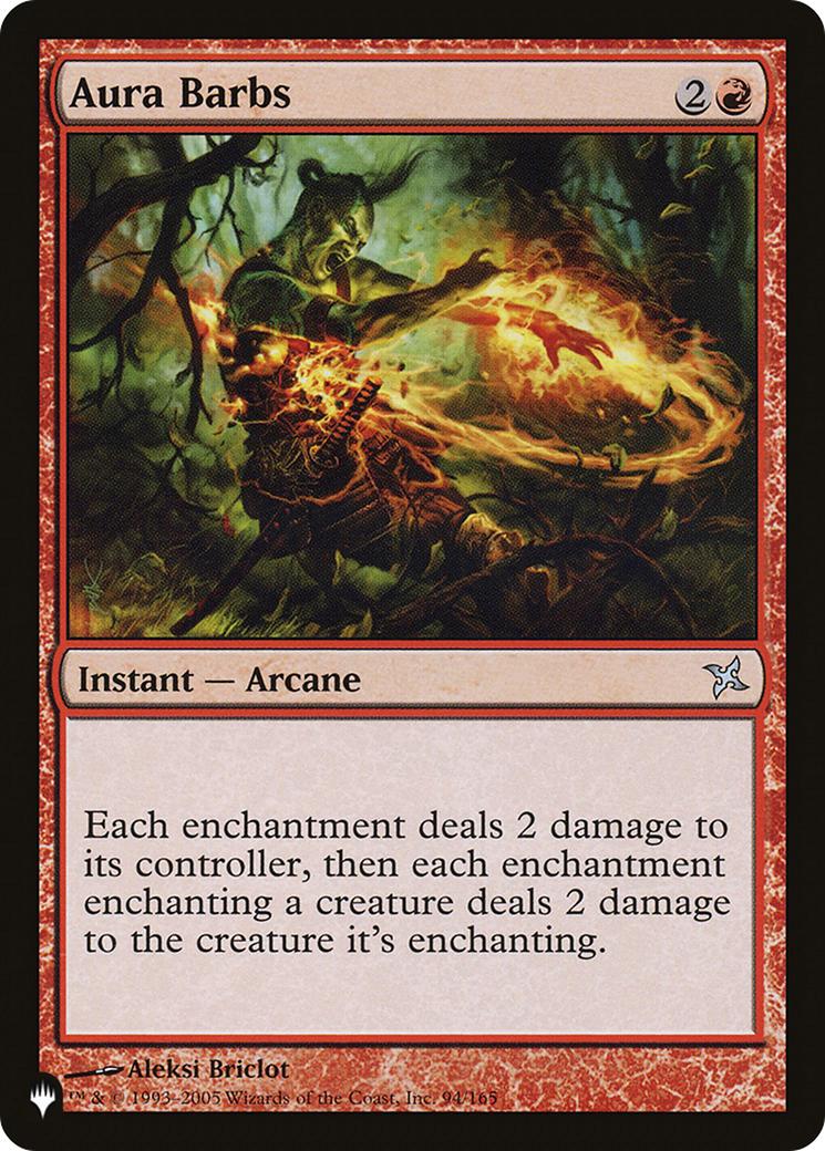 Aura Barbs (94/165) [The List Reprints]