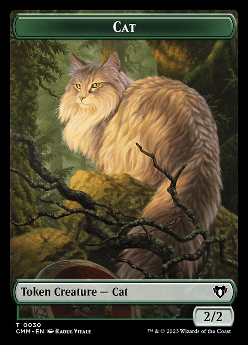 Elemental (0026) // Cat (0030) Double-Sided Token (26 // 30) [Commander Masters]