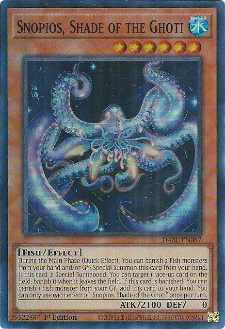 Snopios, Shade of the Ghoti (DABL-EN087) [Darkwing Blast]