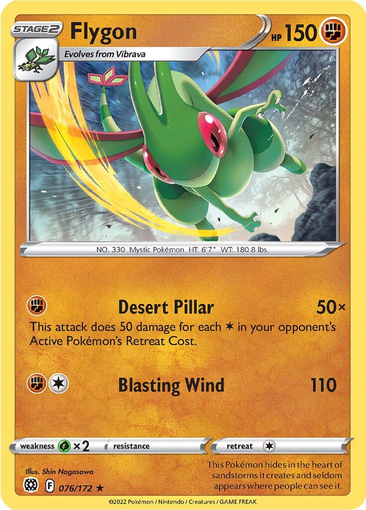 Flygon (076/172) [SWSH09: Brilliant Stars]