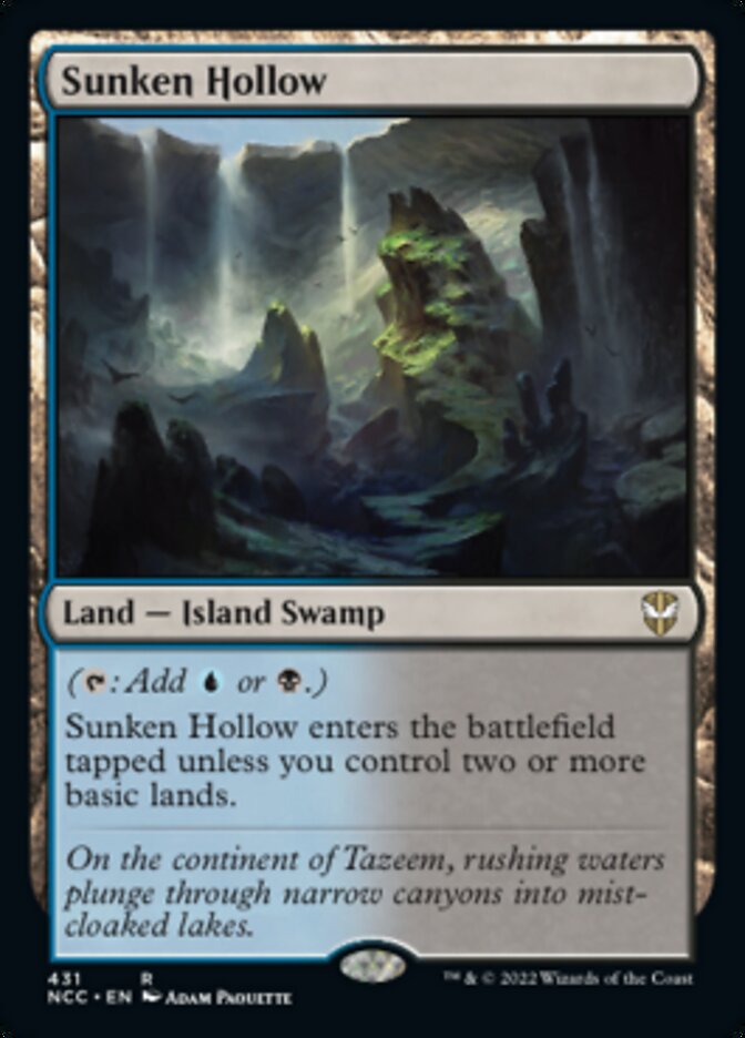 Sunken Hollow (431) [Commander: Streets of New Capenna]