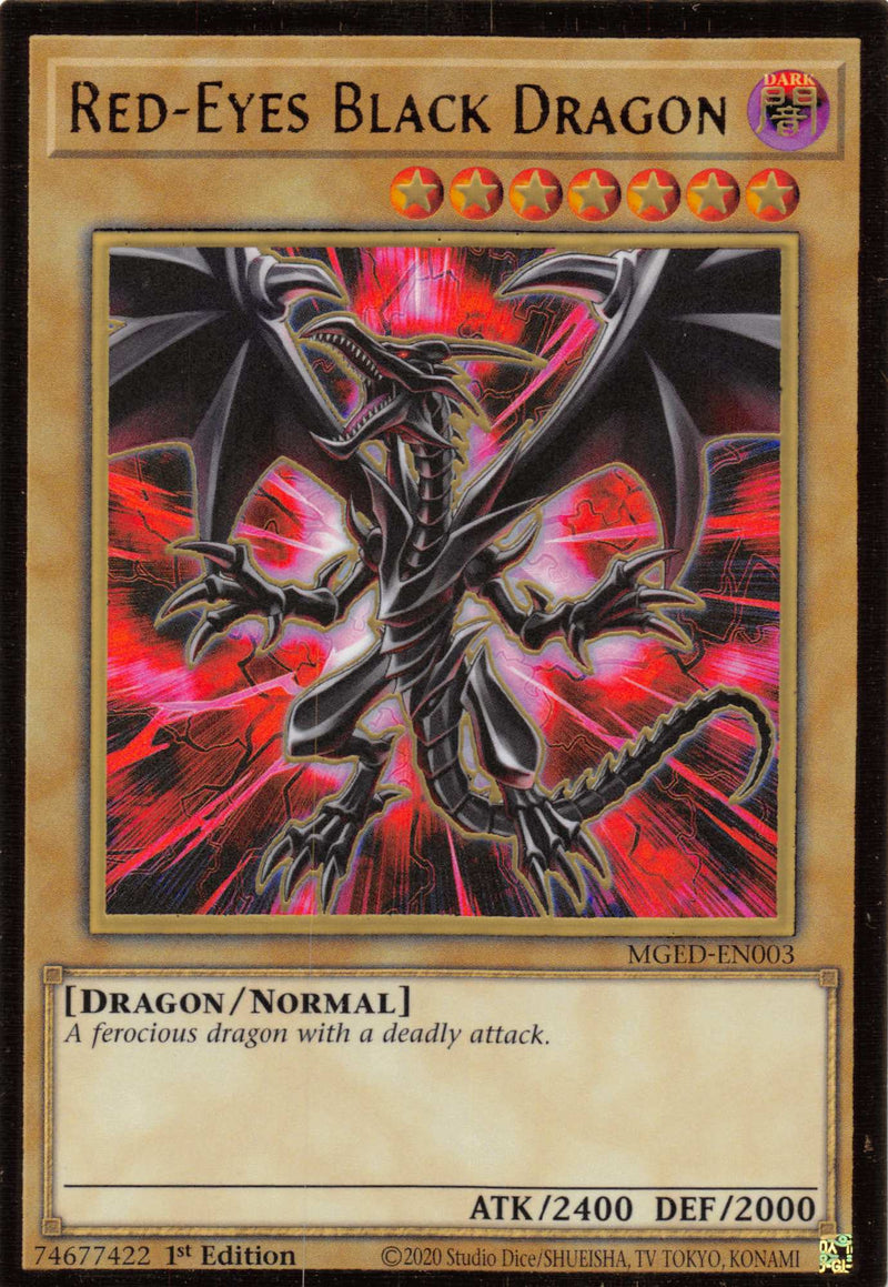 Red-Eyes Black Dragon (MGED-EN003) [Maximum Gold: El Dorado]