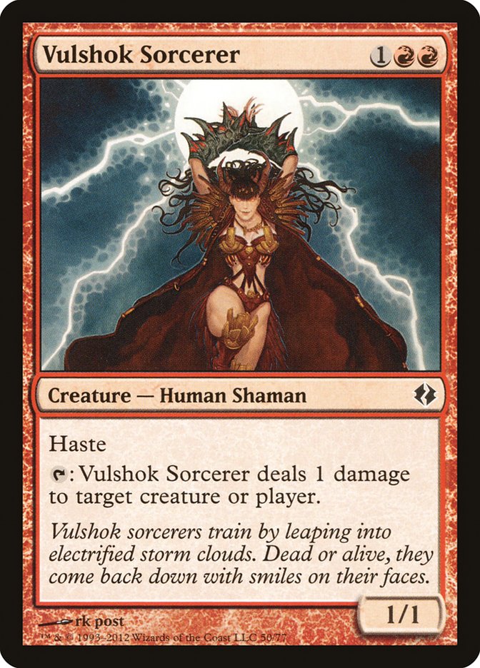 Vulshok Sorcerer (50) [Duel Decks: Venser vs. Koth]