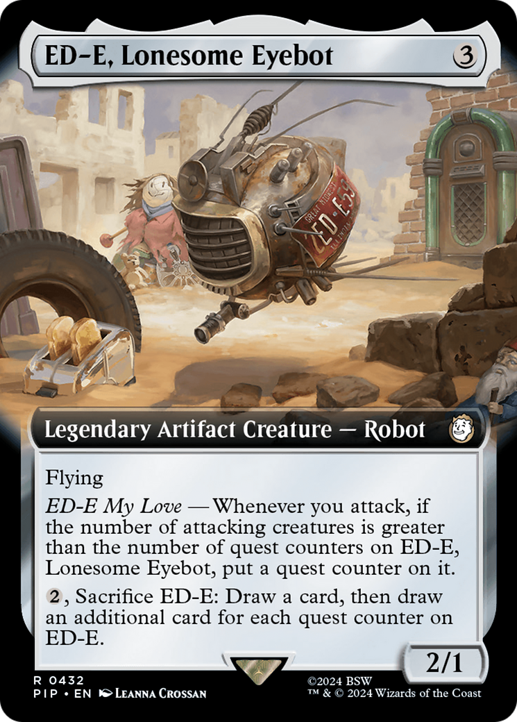 ED-E, Lonesome Eyebot (Extended Art) (432) [Universes Beyond: Fallout]