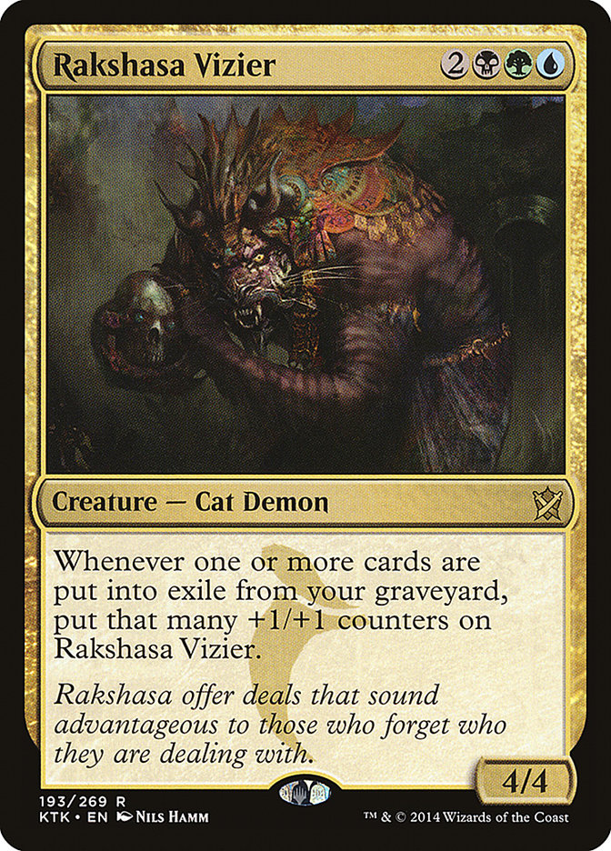Rakshasa Vizier (193) [Khans of Tarkir]