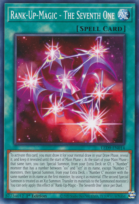 Rank-Up-Magic - The Seventh One (LED9-EN014) [Legendary Duelists: Duels From the Deep]