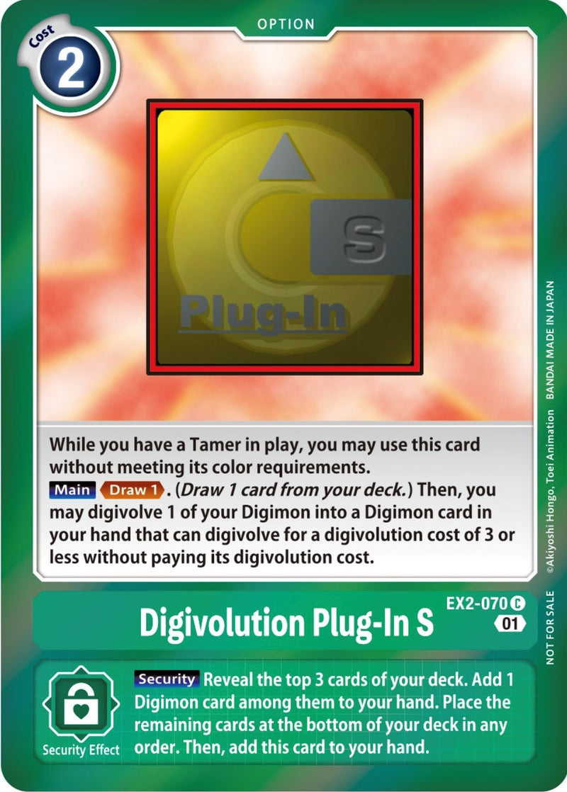 Digivolution Plug-In S (Event Pack 4) (EX2-070 C) [Digital Hazard]