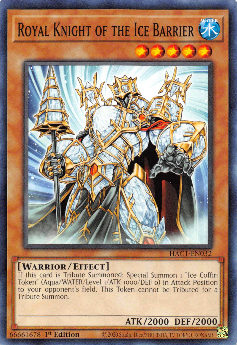 Royal Knight of the Ice Barrier (Duel Terminal) (HAC1-EN032) [Hidden Arsenal: Chapter 1]